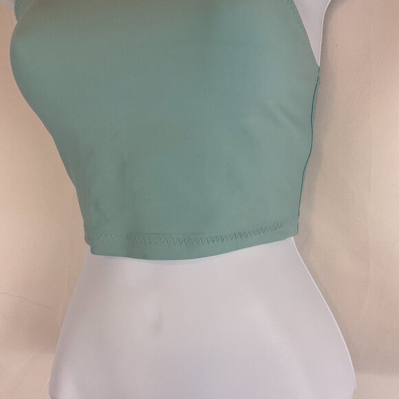 TNAction Cropped Top Sports Bra XS Light Mint Racerback - Picture 4 of 9